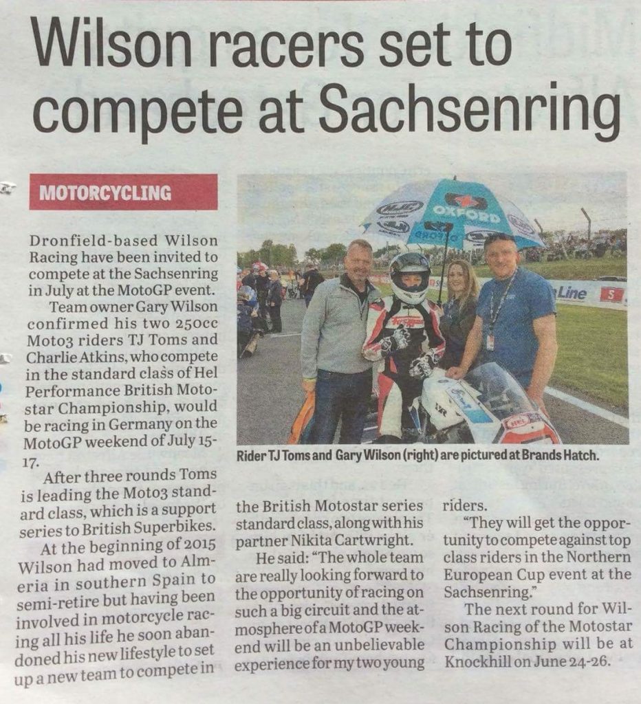 Press Wilson Racing