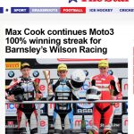 Wilson Racing Motostar 2017 Barnsley Chronicle April 2017