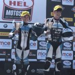 Wilson racing Motostar Thruxton 2017 podium