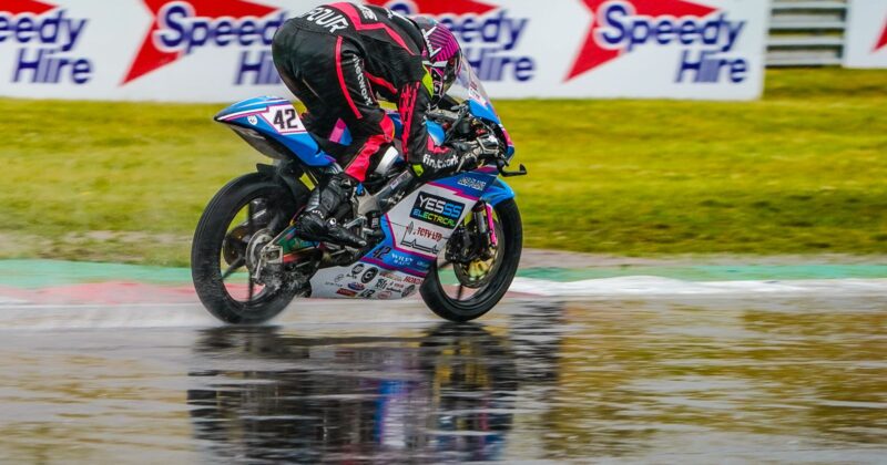 Wet, wild and windy weekend at Round 3 of the British Talent Cup at Snetterton.